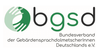 Mitglied im Bundesverband der Gebärdensprachdolmetscher/-innen Deutschlands e.V. (BGSD)